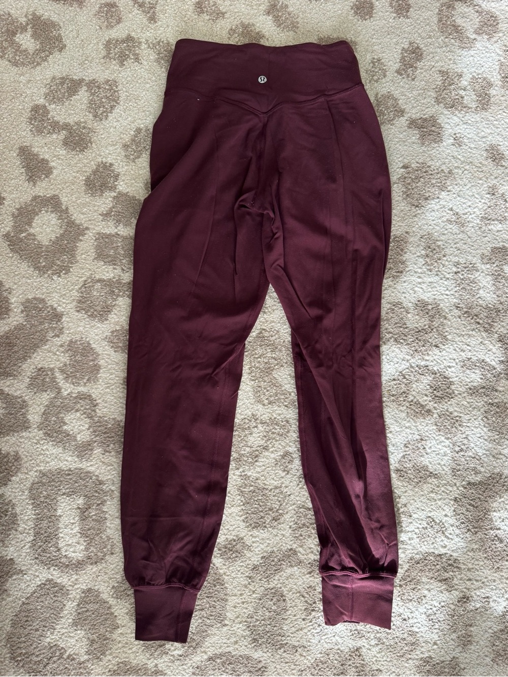 lululemon athletica Women's Maroon High-Rise Jogger Pants